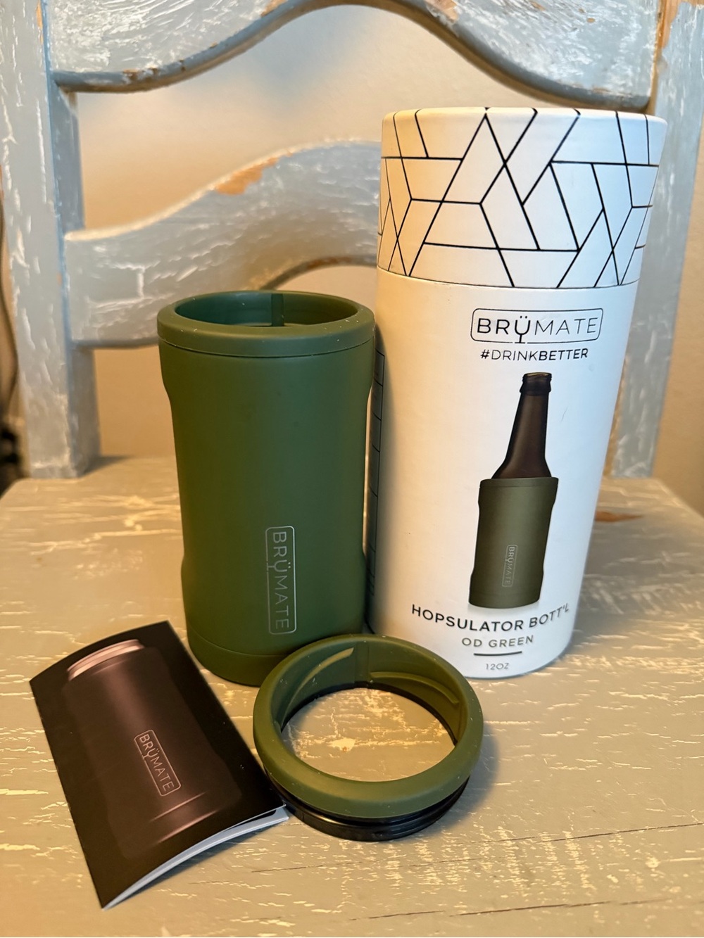 BrüMate Hopsulator Bottle Cooler - OD Green